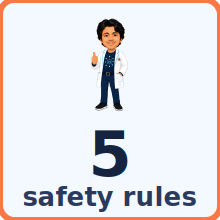Five explorer safety rules